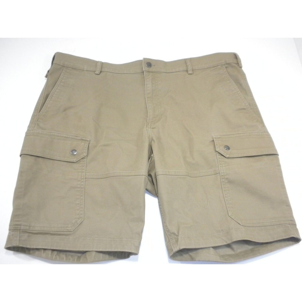 40 Grit Cargo Shorts Mens‎ 42 Brown Flex Twill Standard Fit  11" Inseam Duluth